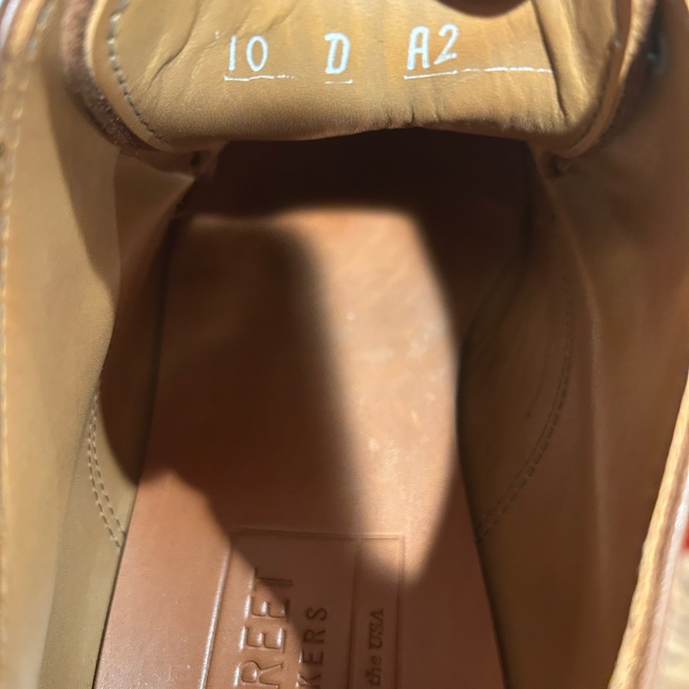 Classic Brown Leather Oxfords - Picture 4 of 4